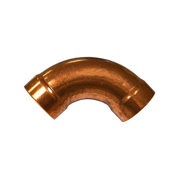 1-1/2in. C x C Wrot Copper DWV Long Turn 90 Degrees Elbow